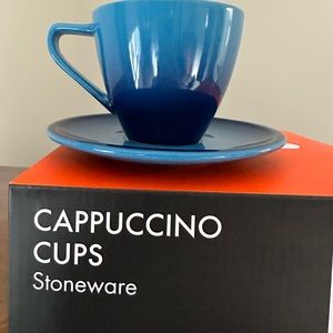 Le Crueset Cappucino Cups - Blue - New in Box set of 2